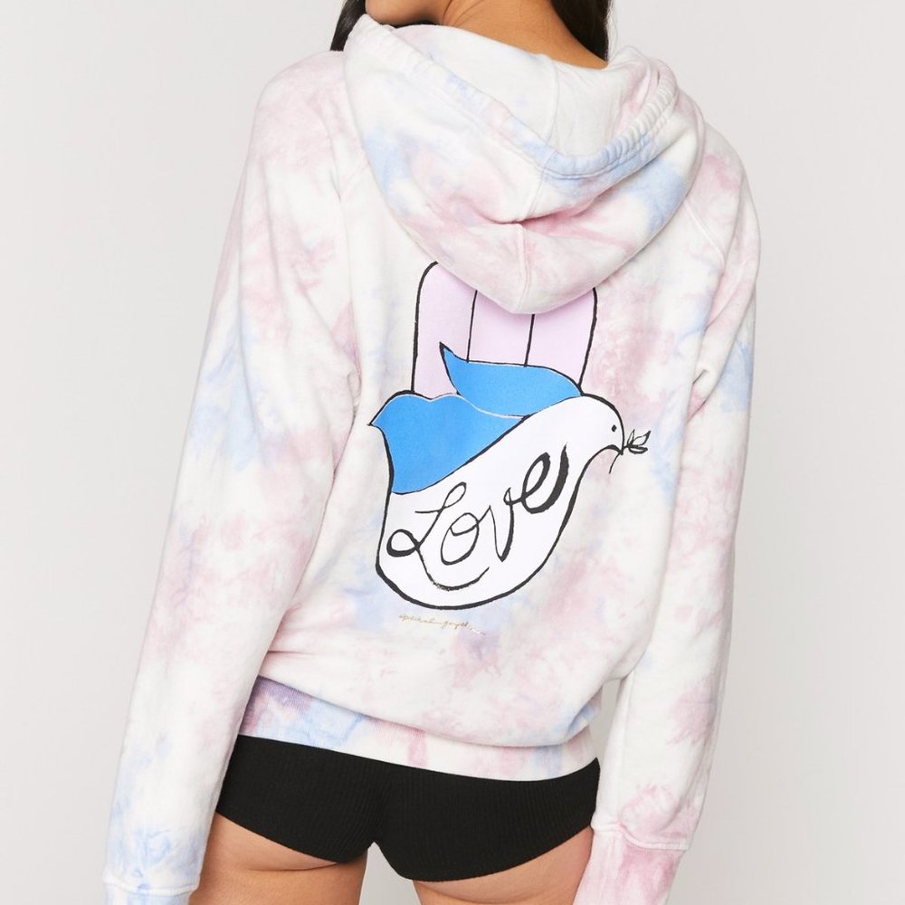 Spiritual Gangster Tie Dye Love Pullover Hoodie